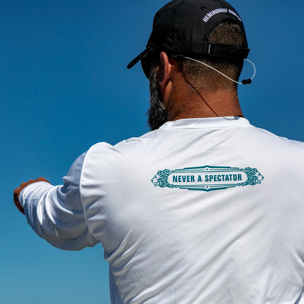 SPF Long Sleeve Performance Shirt (White)