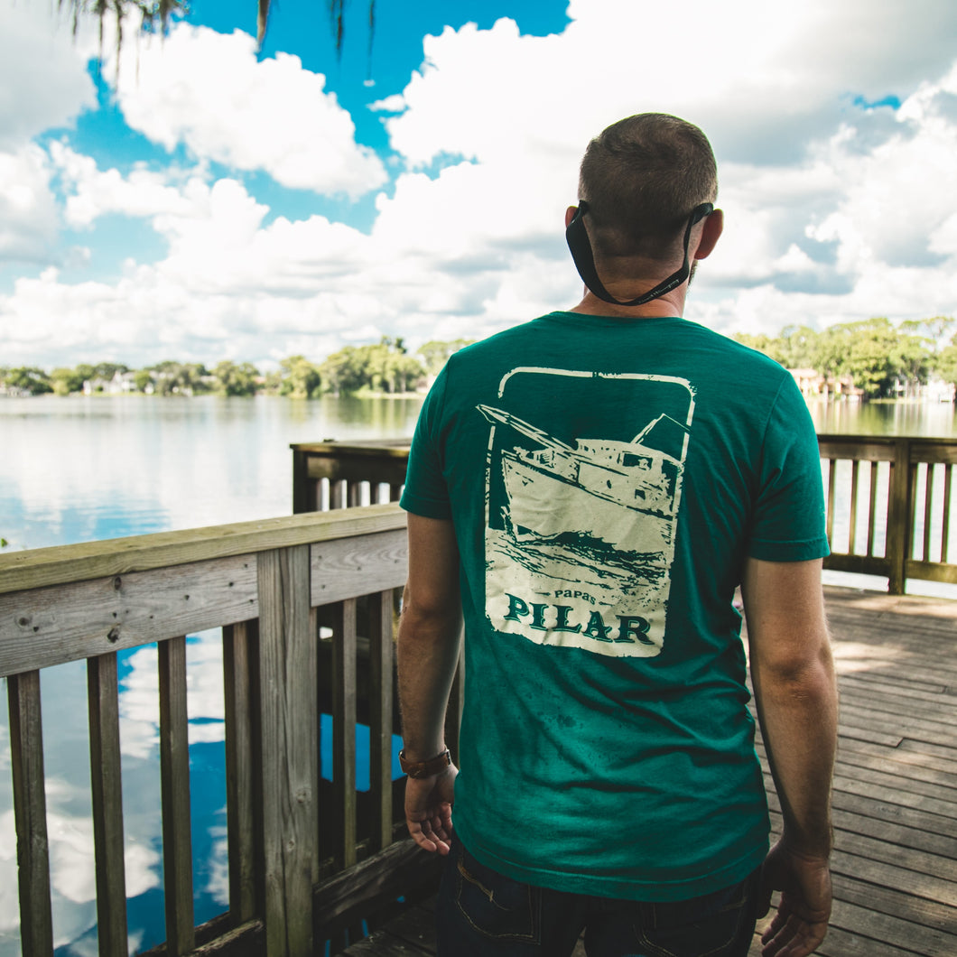Artisan T-shirt collection. Pilar Boat edition