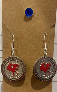 Rooster Earring