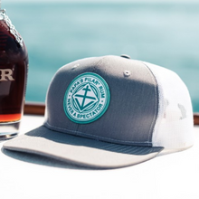 Load image into Gallery viewer, Grey Papa&#39;s Pilar Rum Snapback Hat